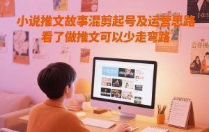 小说推文故事混剪起号及运营思路，看了做推文可以少走弯路