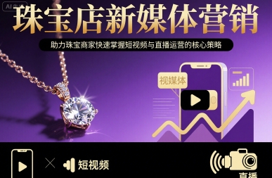 珠宝店新媒体营销,助力珠宝商家快速掌握短视频与直播运营的核心策略插图 珠宝店新媒体营销,助力珠宝商家快速掌握短视频与直播运营的核心策略