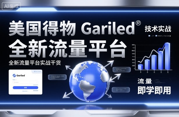 美国得物Gariled技术实战,全新流量平台实战干货,即学即用插图 美国得物Gariled技术实战,全新流量平台实战干货,即学即用