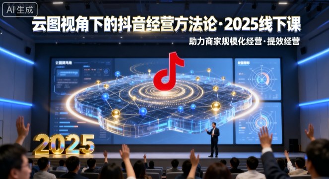云图视角下的抖音经营方法论,2025线下课,助力商家规模化经营,提效经营(录音+字幕)插图 云图视角下的抖音经营方法论,2025线下课,助力商家规模化经营,提效经营(录音+字幕)