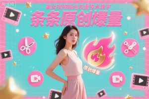 美女视频搬运去重技术教学，条条原创爆量