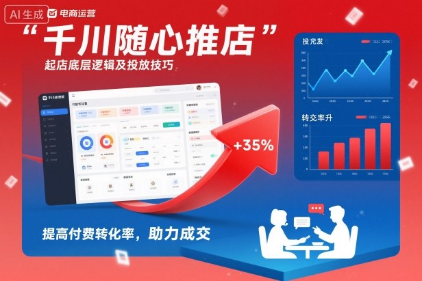 千川随心推起店底层逻辑及投放技巧,提高付费转化率,助力成交插图 千川随心推起店底层逻辑及投放技巧,提高付费转化率,助力成交