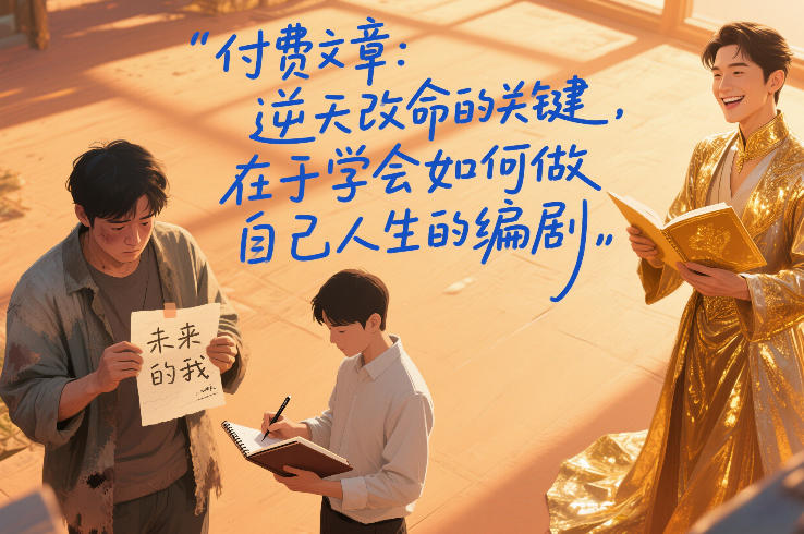 付费文章:逆天改命的关键,在于学会如何做自己人生的编剧插图 付费文章:逆天改命的关键,在于学会如何做自己人生的编剧