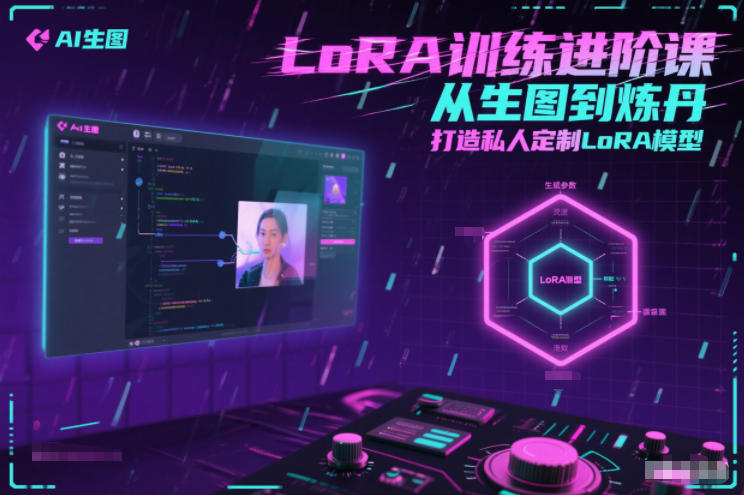 LoRA训练进阶课,从生图到炼丹,打造私人定制LoRA模型插图 LoRA训练进阶课,从生图到炼丹,打造私人定制LoRA模型