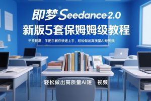 即梦Seedance2.0新版5套保姆级教程，干货拉满，手把手教你快速上手，轻松做出高质量AI短视频
