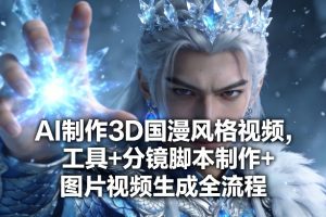 AI制作3D国漫风格视频,工具+分镜脚本制作+图片视频生成全流程
