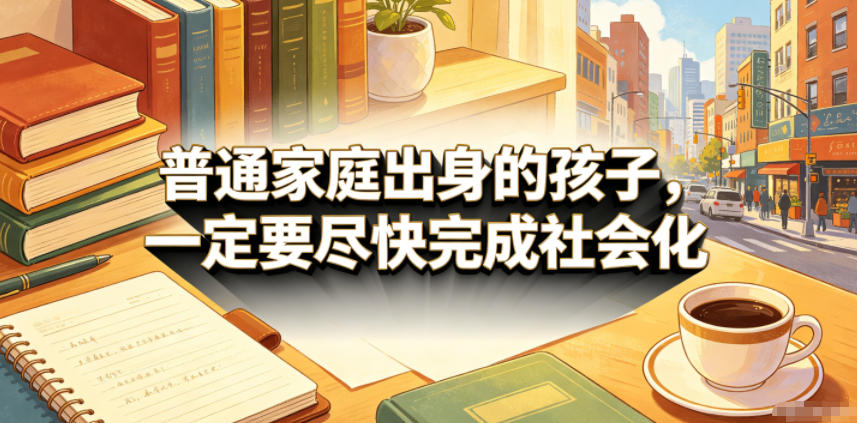 付费文章:普通家庭出身的孩子,一定要尽快完成社会化插图 付费文章:普通家庭出身的孩子,一定要尽快完成社会化