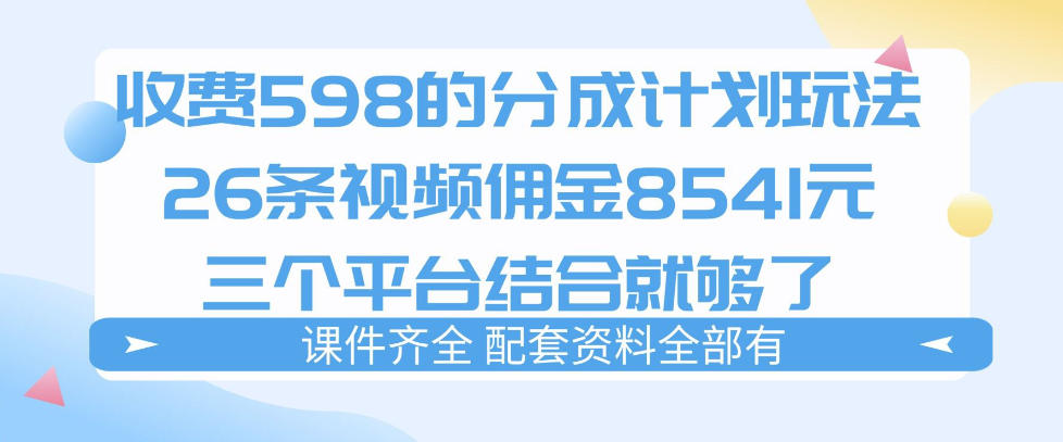 拆解外面收费1980的分成计划猫咪vlog玩法,三天佣金8541(仅供参考)插图 拆解外面收费1980的分成计划猫咪vlog玩法,三天佣金8541(仅供参考)