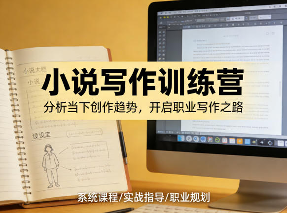 小说加写作训练营,带你分析如何在当下脱颖而出,开启你的职业创作之路插图 小说加写作训练营,带你分析如何在当下脱颖而出,开启你的职业创作之路
