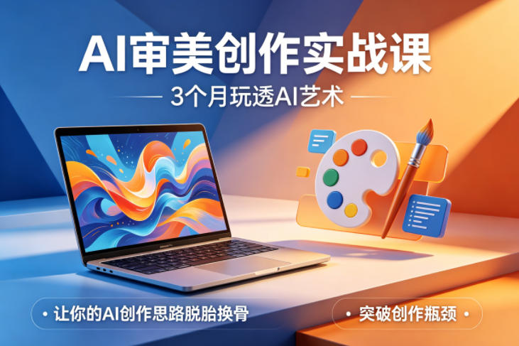 AI审美创作实战课,3个月玩透AI艺术,让你的AI创作思路脱胎换骨,突破创作瓶颈(更新0617)插图 AI审美创作实战课,3个月玩透AI艺术,让你的AI创作思路脱胎换骨,突破创作瓶颈(更新0617)