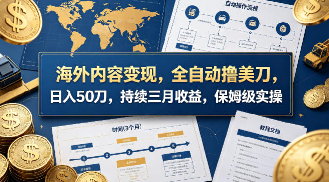 海外内容变现,全自动撸美刀,日入50刀,持续三月收益,保姆级实操【揭秘】插图 海外内容变现,全自动撸美刀,日入50刀,持续三月收益,保姆级实操【揭秘】