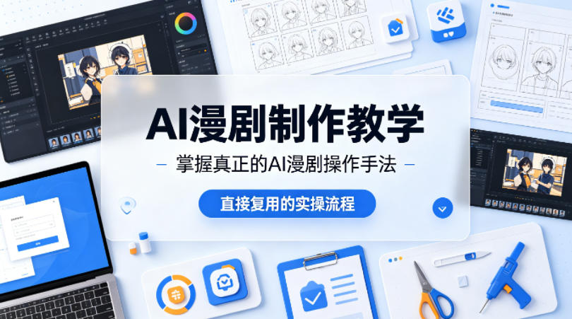 AI漫剧制作教学,带你掌握真正的AI漫剧操作手法,直接复用的实操流程插图 AI漫剧制作教学,带你掌握真正的AI漫剧操作手法,直接复用的实操流程