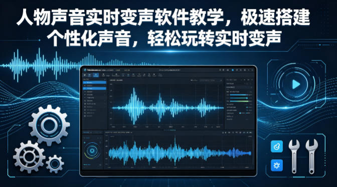 人物声音实时变声软件教学,极速搭建个性化声音,轻松玩转实时变声插图 人物声音实时变声软件教学,极速搭建个性化声音,轻松玩转实时变声