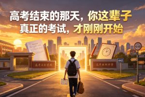 付费文章:高考结束的那天,你这辈子真正的考试,才刚刚开始