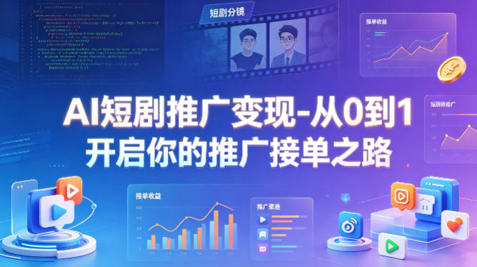 AI短剧推广变现-从0到1开启你的推广接单之路插图 AI短剧推广变现-从0到1开启你的推广接单之路