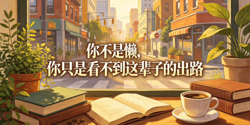 付费文章:你不是懒,你只是看不到这辈子的出路插图 付费文章:你不是懒,你只是看不到这辈子的出路