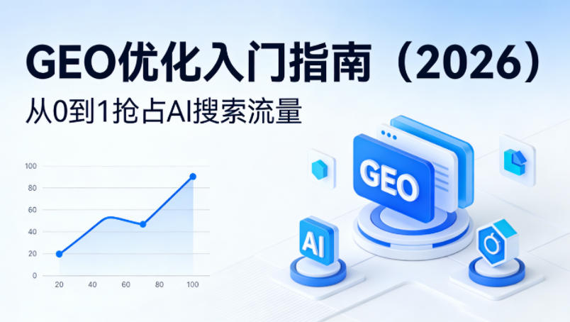 【最新】GEO优化入门指南(2026),从0到1抢占AI搜索流量插图 【最新】GEO优化入门指南(2026),从0到1抢占AI搜索流量