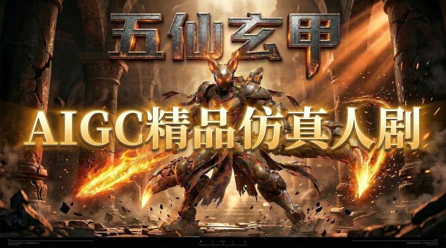 AIGC精品仿真人短剧教学,以五仙玄甲风为例展示保姆级实操教学插图 AIGC精品仿真人短剧教学,以五仙玄甲风为例展示保姆级实操教学插图