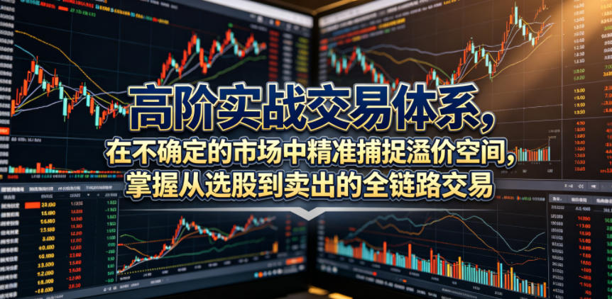 高阶实战交易体系,在不确定的市场中精准捕捉溢价空间,掌握从选股到卖出的全链路交易心法(更新6月)插图 高阶实战交易体系,在不确定的市场中精准捕捉溢价空间,掌握从选股到卖出的全链路交易心法(更新6月)