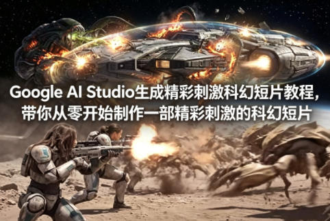 Google AI Studio生成精彩刺激科幻短片教程,带你从零开始制作一部精彩刺激的科幻短片【双语字幕】插图 Google AI Studio生成精彩刺激科幻短片教程,带你从零开始制作一部精彩刺激的科幻短片【双语字幕】
